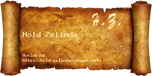 Hold Zelinda névjegykártya